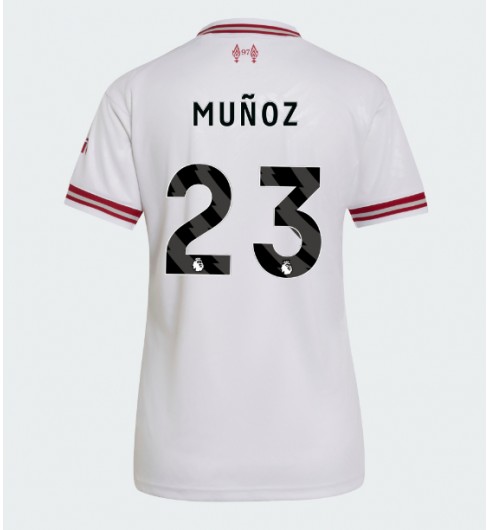 Liverpool Victor Munoz #23 Venkovní Dres pro Dámské 2026-27 Krátký Rukáv Liverpool Victor Munoz #23 Venkovní Dres pro Dámské 2026-27 Krátký Rukáv